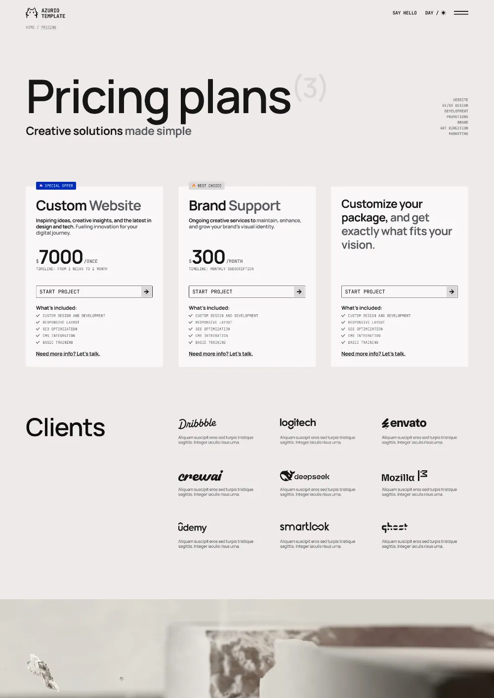 THREEWA Pricing Page Link